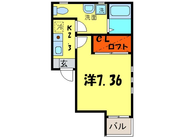 ノヴェル東別院の物件間取画像